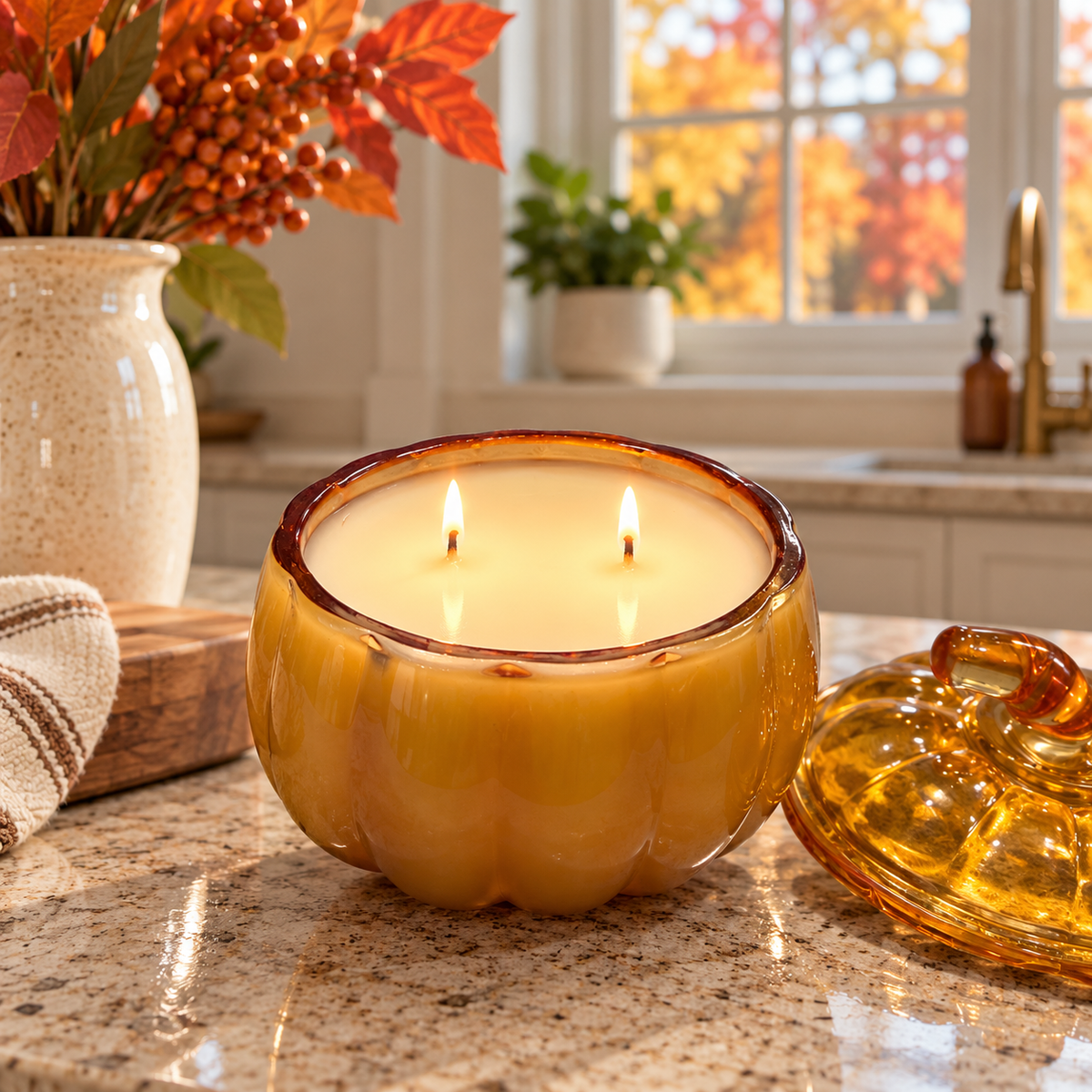 Golden Pumpkin Pecan - Coconut Soy Wax Candle