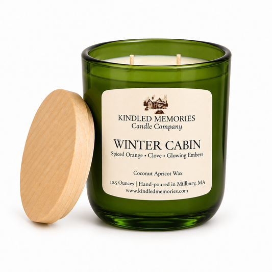 Winter Cabin - Coconut Apricot Wax Candle