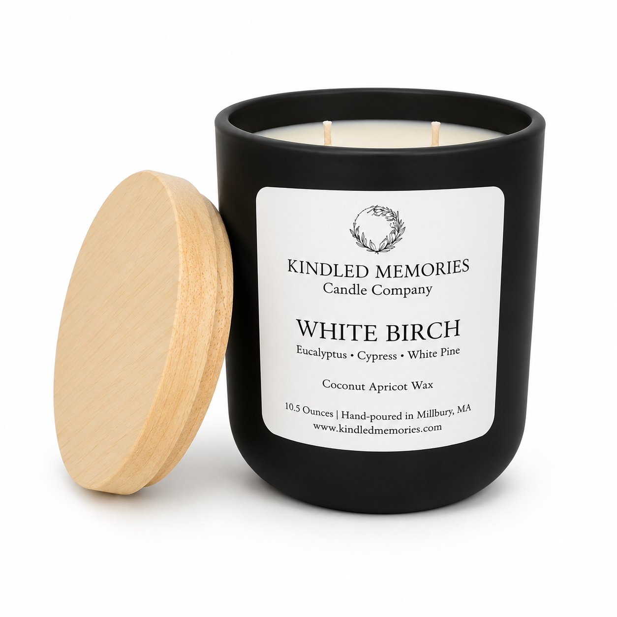 White Birch - Coconut Apricot Wax Candle