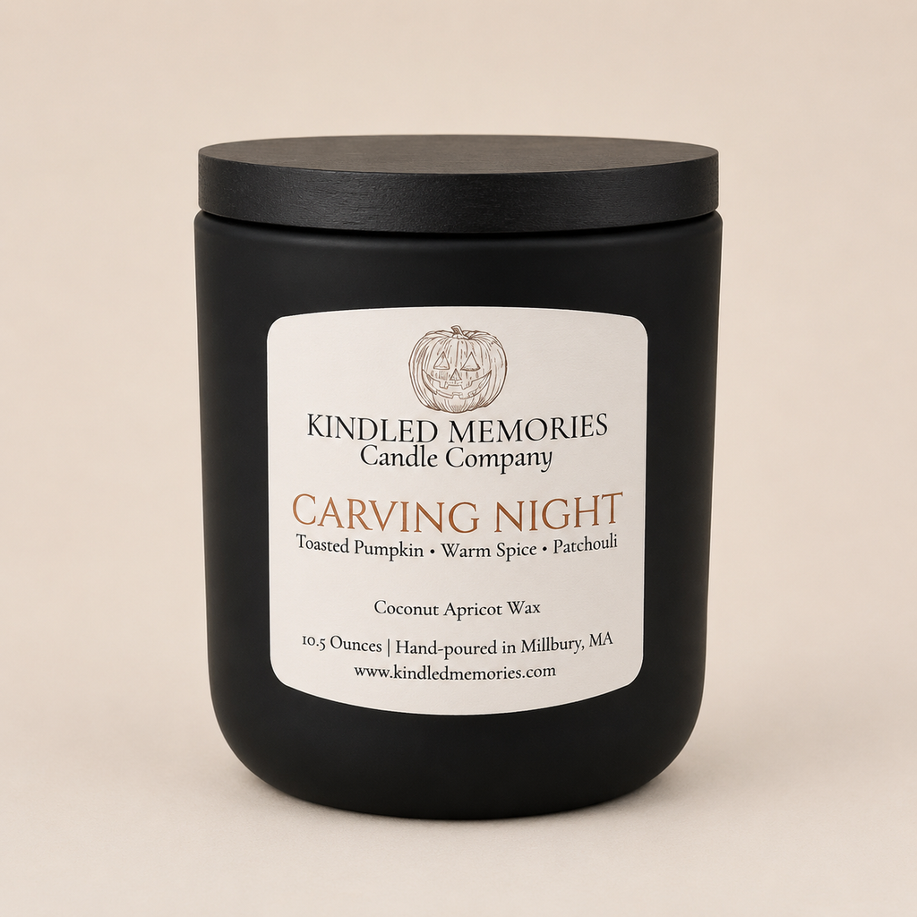 Carving Night - Coconut Apricot Wax Candle