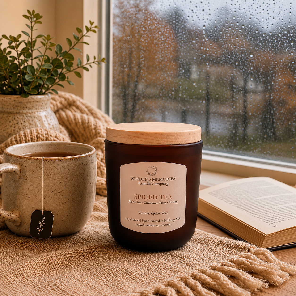 Spiced Tea - Coconut Apricot Wax Candle