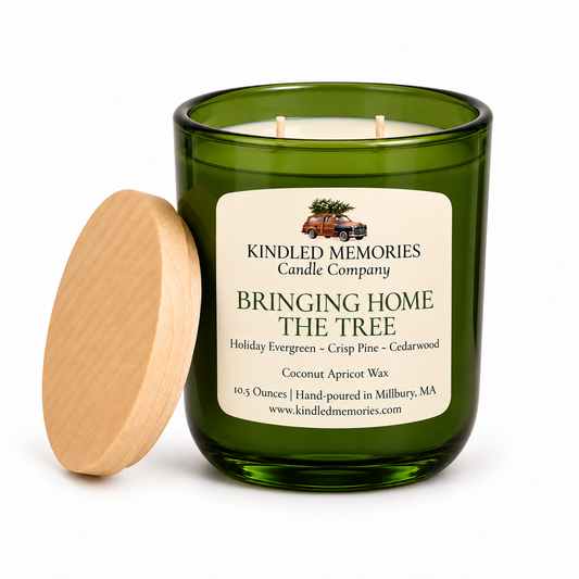 Bringing Home the Tree - Coconut Apricot Wax Candle
