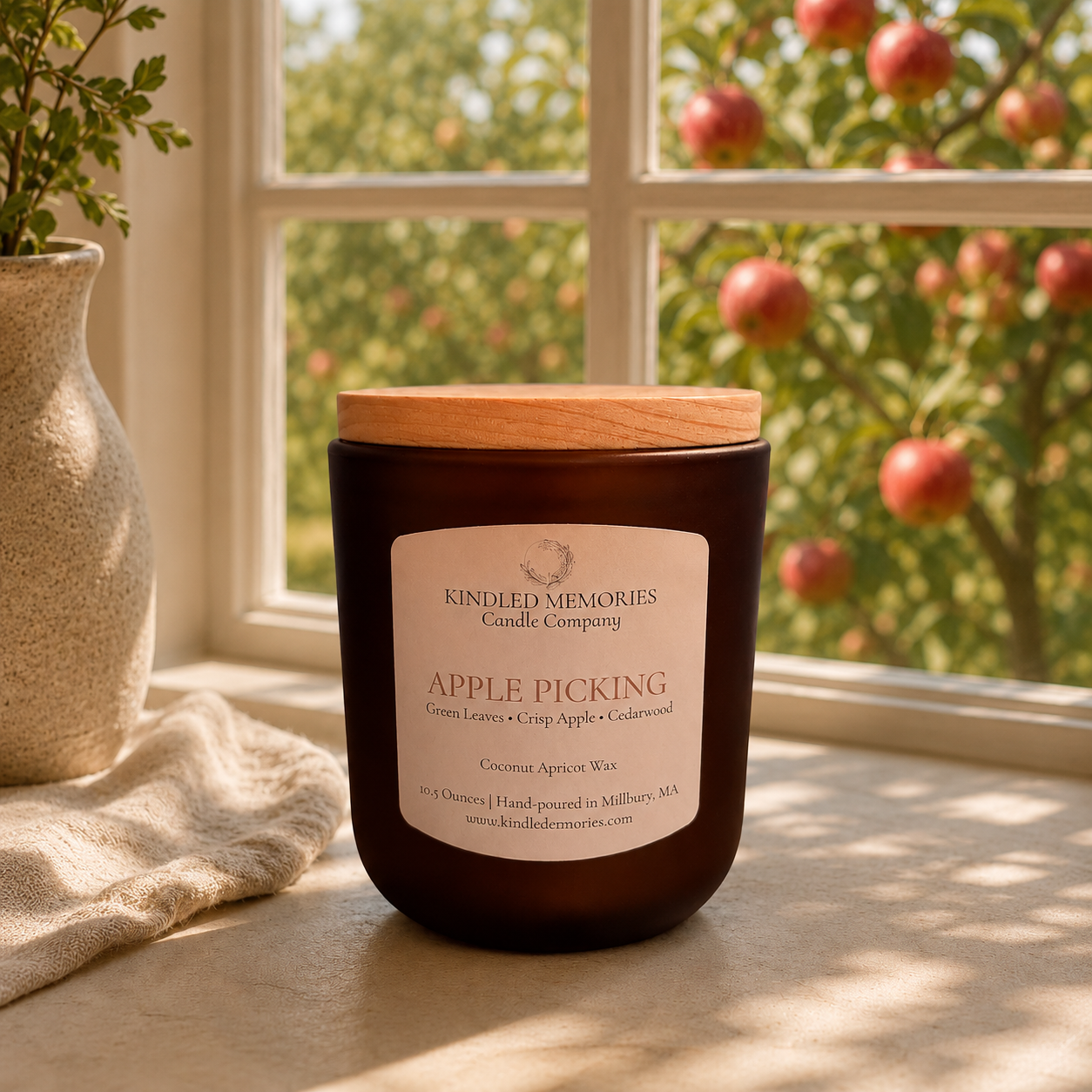 Apple Picking - Coconut Apricot Wax Candle