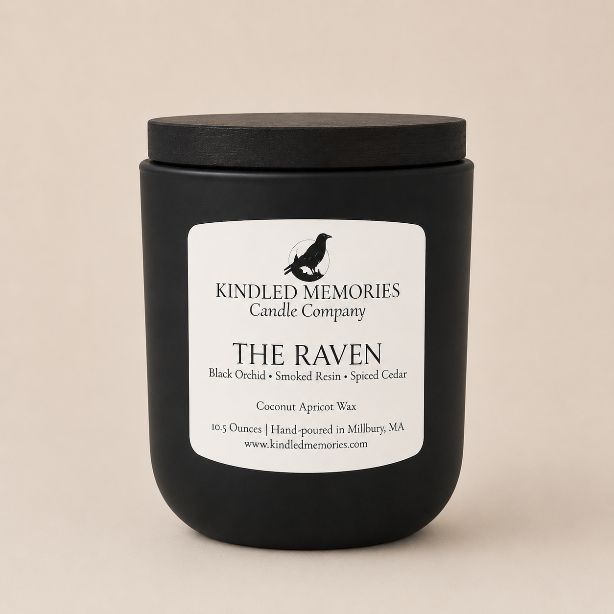 The Raven - Coconut Apricot Wax Candle