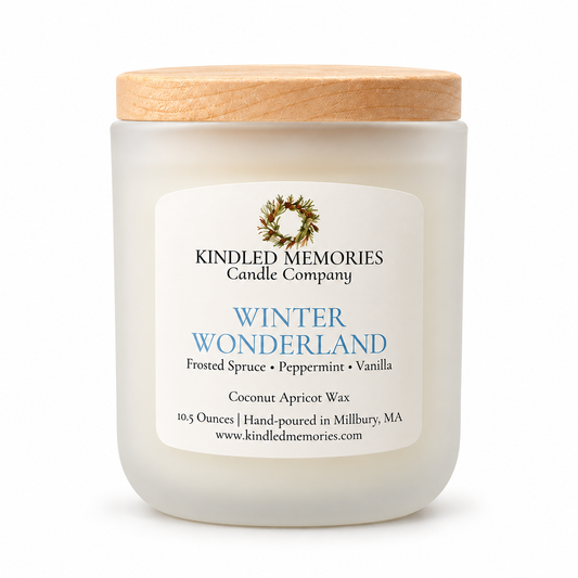 Winter Wonderland - Coconut Apricot Wax Candle