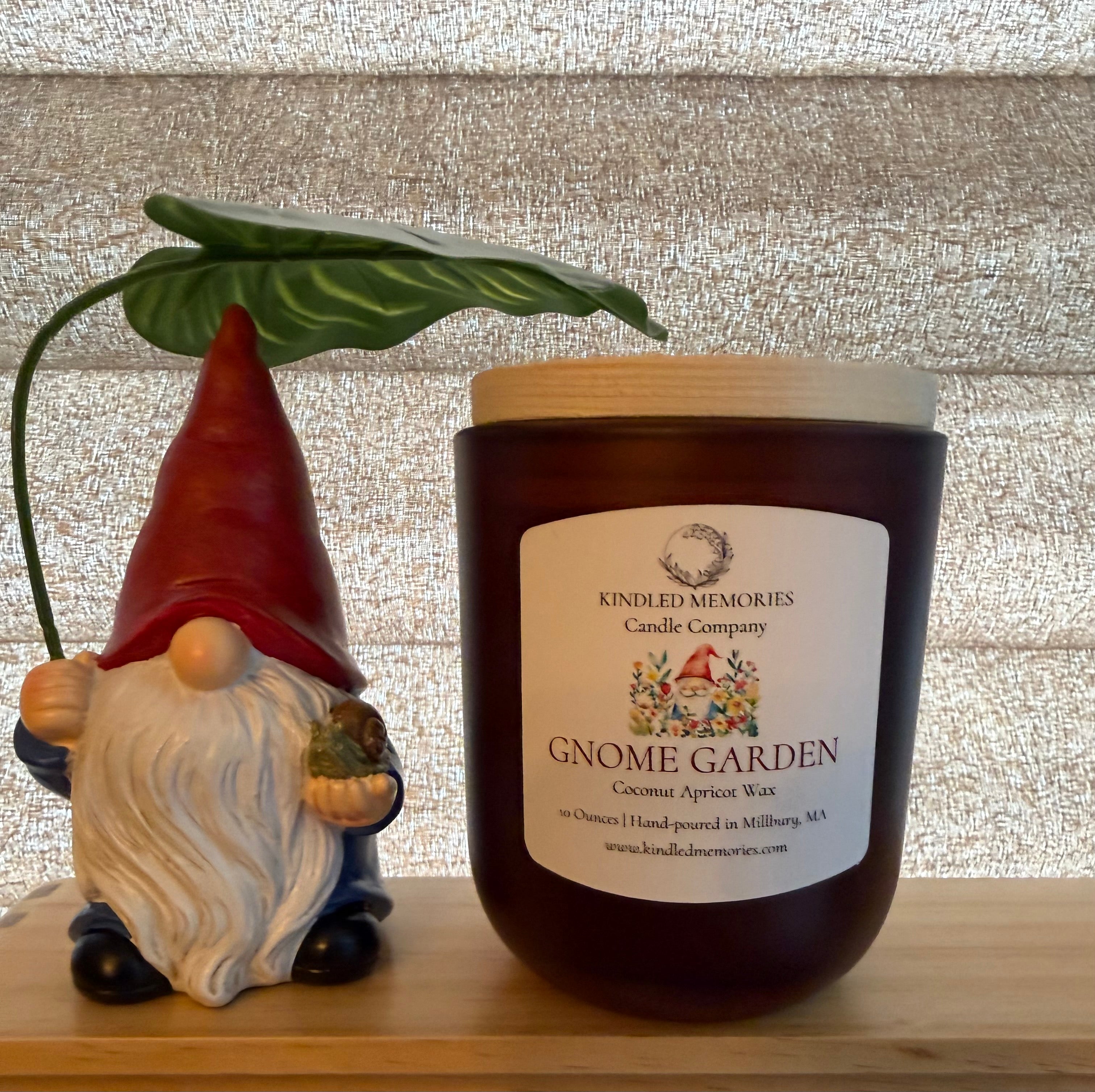 Gnome Garden - Coconut Apricot Wax Candle