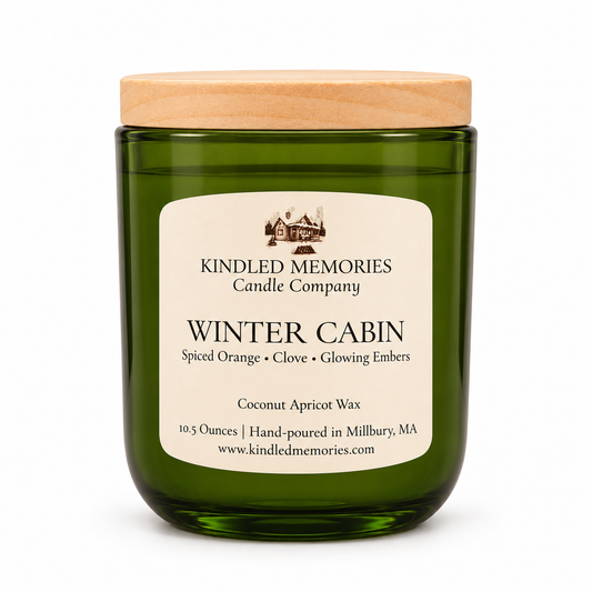Winter Cabin - Coconut Apricot Wax Candle
