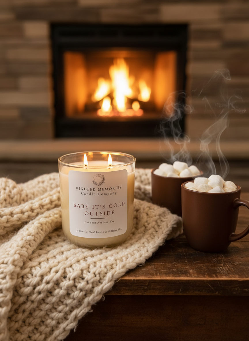 Baby It's Cold Outside Candle - 2-Wick Version