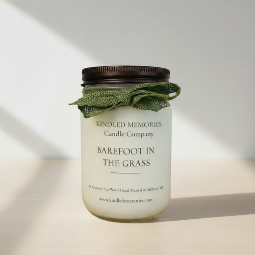 Barefoot in the Grass – Lemon Bars Background