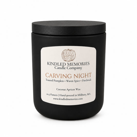 Carving Night - Coconut Apricot Wax Candle