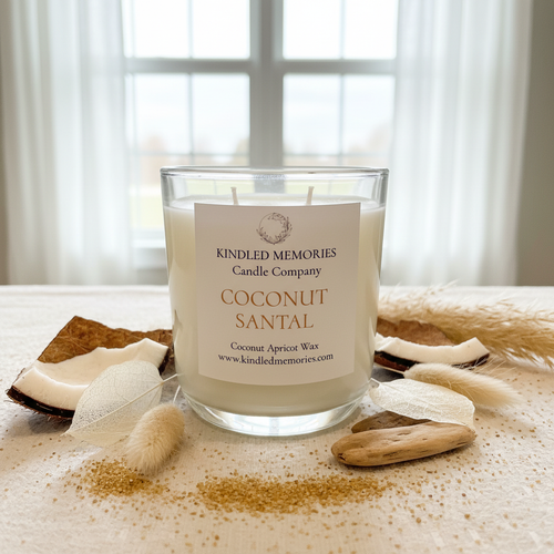Coconut Santal Candle - 2 Wicks