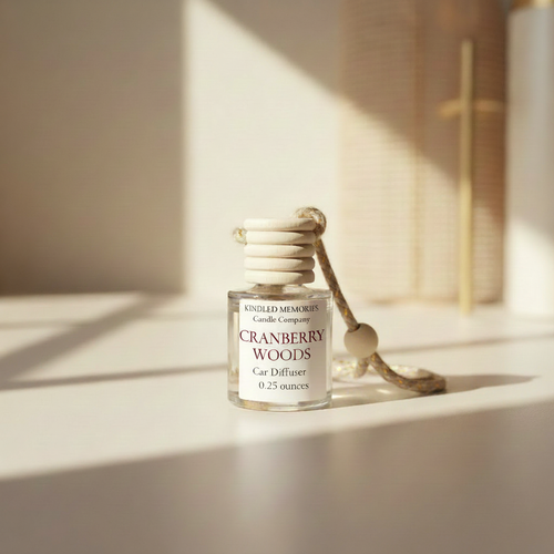 Cranberry Woods Car Diffuser with corrected spelling