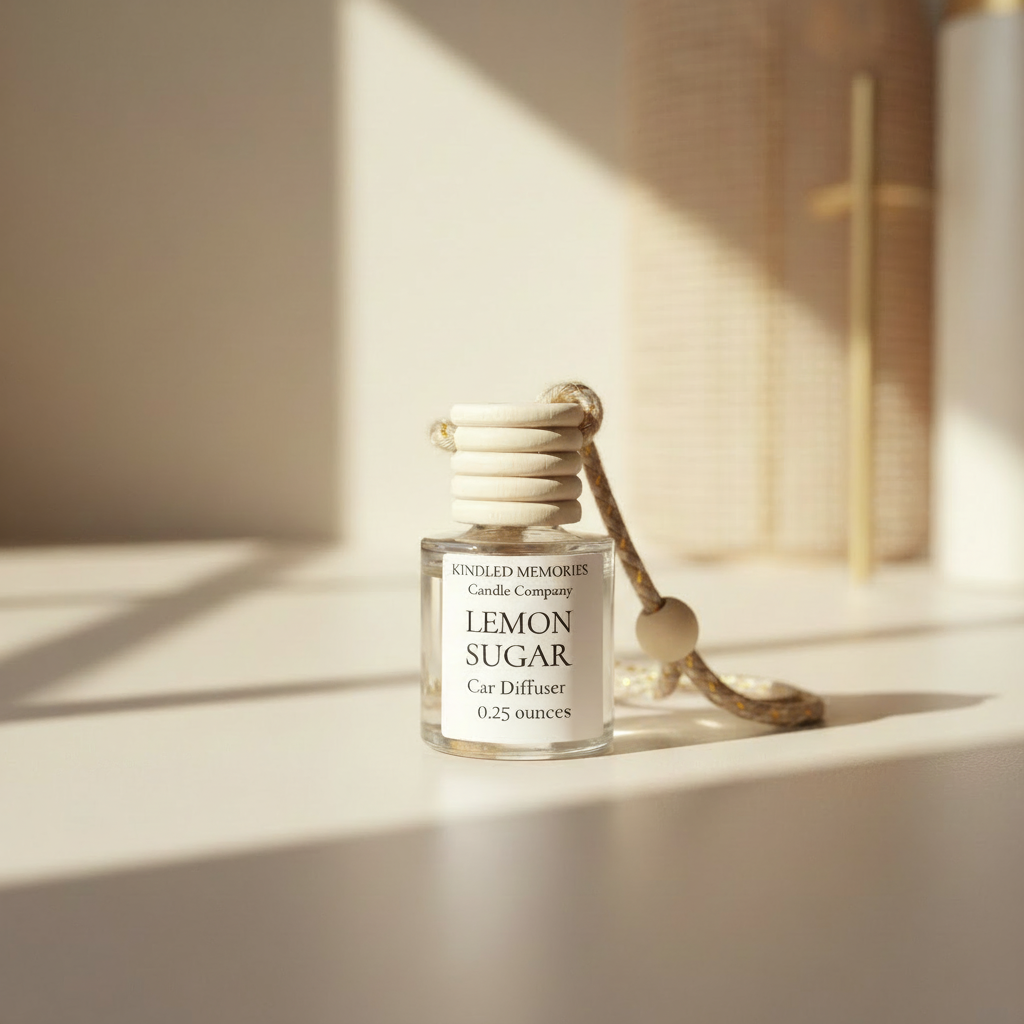Lemon Sugar Car Diffuser 0.25 ounces