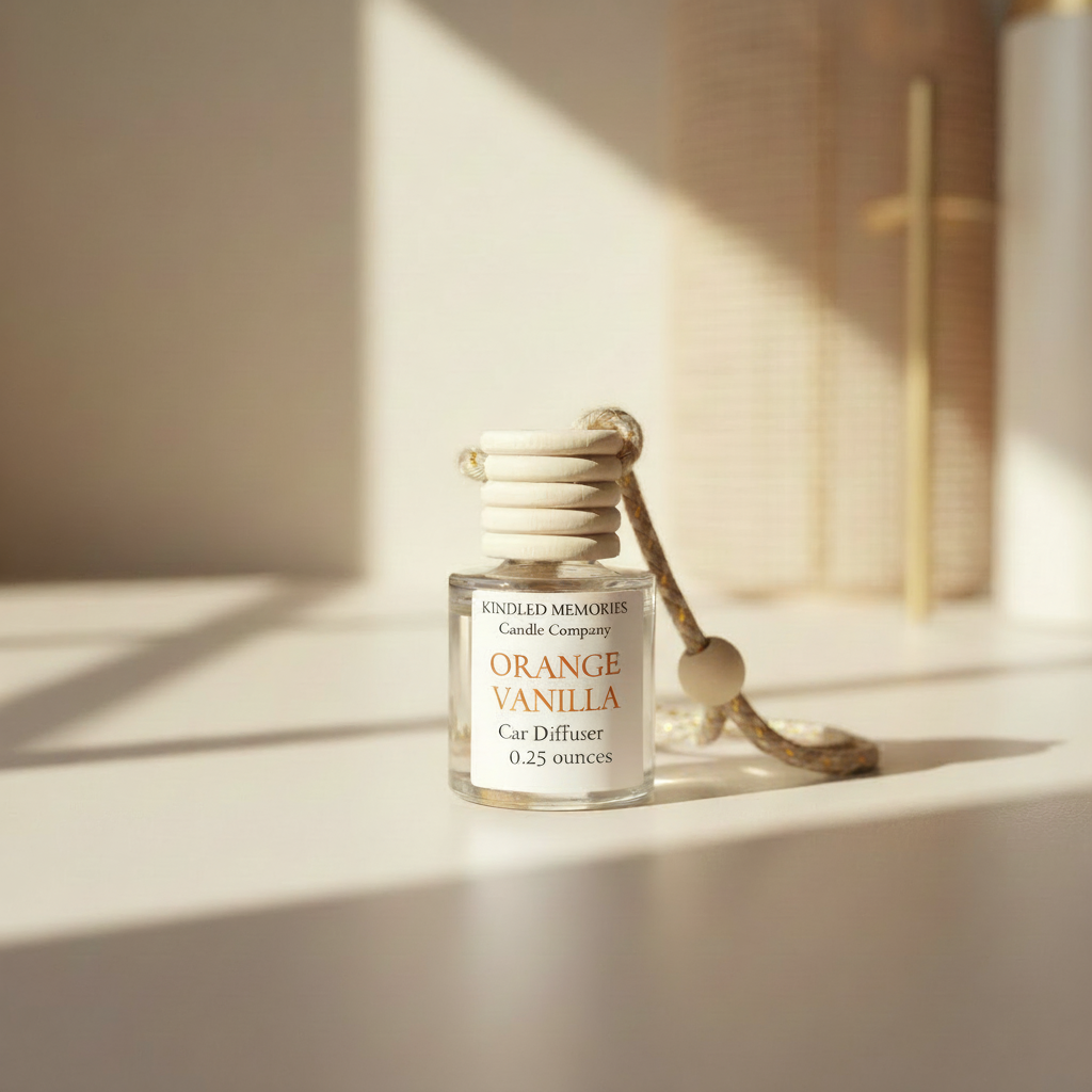 Orange Vanilla Car Diffuser 0.25 ounces