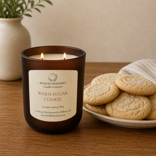 Warm Sugar Cookie - Coconut Apricot Wax Candle